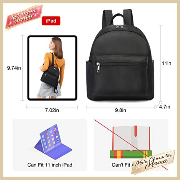 Mini Backpack Lightweight Waterproof Nylon Daypack Fashionable Travel Purse main image 4